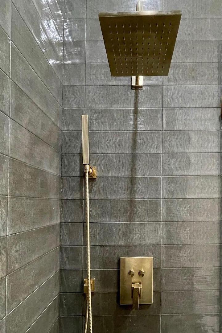 Huntington Brass bathroom shower