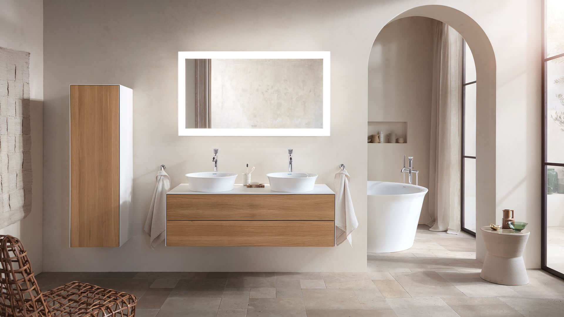 Duravit white tulip collection