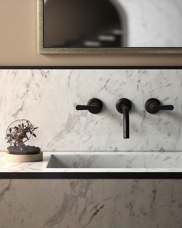 Watermark Designs matte black fixtures